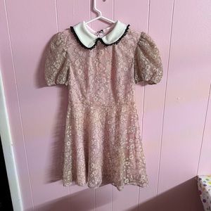 Sugar Thrillz Dancing Dahlia Lace Babydoll Dress